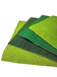 Miniature Artificial Grass Mat for DIY Model Scenery, Train Layouts, and Photography Backdrops
