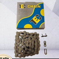 116/98 Link Bicycle Chain for Mountain, Fixed Gear, and Road Bikes, Rust-Resistant, High-Strength, with Quick Release