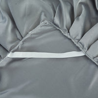 3-Piece Ice Silk Cooling Mat Bed Skirt Set with Pillowcases, Machine Washable & Foldable