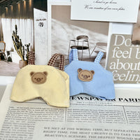 10cm Overall Doll Clothes for 14cm Plush Dog Labubu Doll Replacement Outfit