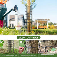 Expandable Tree Trunk Protector Plant Guard Cage for Garden