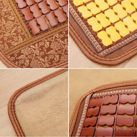 Pet Cooling Bamboo Mat for Dogs and Cats, Summer Mahjong Style Sleeping Pad for Kennels and Beds