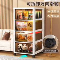 Slim Rolling Storage Cart with Drawers for Home and Office