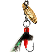 Winged Mosquito Fly Fishing Lures Set with Lure Box for Trout Bass Panfish