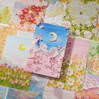 Zao Mo Breeze Letter Series Postcards - Aesthetic Oil Painting Style Greeting Cards (30-Pack)