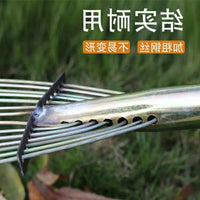 Adjustable Width Steel Wire Rake for Gardening and Agriculture