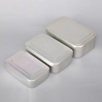 Aluminum Lunch Box Vintage 80s Style for Outdoor Camping and Home Use, Thickened Bento Container