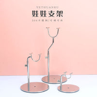 304 Stainless Steel Doll Stand for BJD Dolls, Display Holder