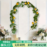 Artificial Lemon Garland with Fruit for Home Decor