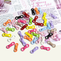 Painted Spiral Double-Head Spring Buckle for DIY Keychains and Jewelry