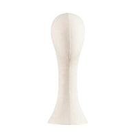 Velvet Mannequin Head for Hat Wig Jewelry Display with Pin Insertion Capability