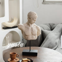 European Retro David Venus Bust Sculpture Ornament for Home Decor