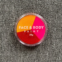 30g Water-Soluble Face & Body Paint Palette for Halloween, Christmas, and Cosplay