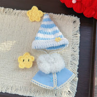 Pet Hamster Christmas Outfit Set Winter Warm Hat Cape Photo Prop