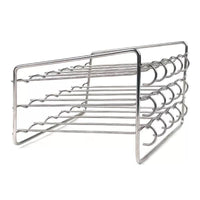 3-Tier Stainless Steel Air Fryer Rack with Skewers for Grilling Roasting Baking