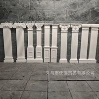 Miniature European Style Roman Column Dollhouse Architectural Model Pillars for Home Decor