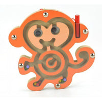 Kids Wooden Magnetic Maze Puzzle Game for Early Education and Focus Training