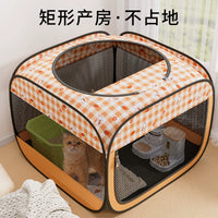 Cat Birthing Tent with Delivery Kit - Enclosed Whelping Box for Mother Cats and Kittens