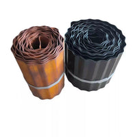 Weathering Steel Garden Edging Roll, Corrugated Metal Landscape Border for Flower Beds and Lawns