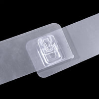 Punch-Free Wall-Mounted Power Strip Holder with Strong Adhesive Hooks