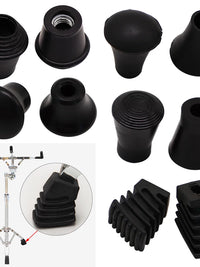 Drum Stand Rubber Feet and Sleeves for Percussion Hardware