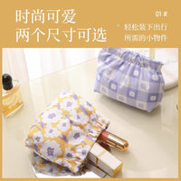 Portable Spring Closure Cosmetic Pouch Lipstick Jewelry Coin Storage Bag Mini Travel Organizer