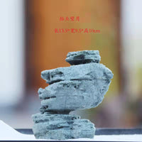 Aquarium Mountain Ornament Resin Rockery Decor for Fish Tank Landscaping and Micro-Landscape Bonsai