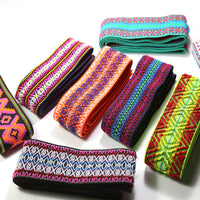 Ethnic Jacquard Elastic Band for Clothing and DIY Crafts
