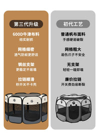 Pet Birthing Whelping Box Tent for Cats and Dogs, Enclosed Maternity Nest for Pregnant Pets