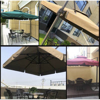 Outdoor Patio Cantilever Umbrella with Base for Commercial and Residential Use, 2.5m/3m Square