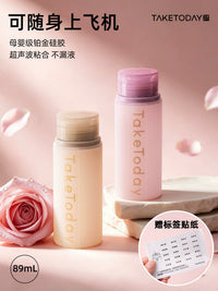 TakeToday Silicone Travel Bottles Set for Shampoo, Lotion, and Cosmetics - Portable Refillable Containers