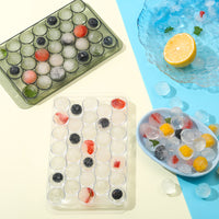 Ice Ball Maker Mold with Lid for Summer Drinks - DIY Spherical Ice Cube Tray