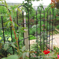 Rose Arch Garden Trellis for Climbing Plants, DIY Expandable Metal Rose Arbor for Outdoor Garden Yard