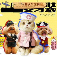 Funny Pet Costume with Knife for Dogs and Cats - Doctor or Taro Styles