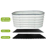 Aluminum Alloy Raised Garden Bed Planter Box for Outdoor Plants and Vegetables