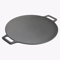 Outdoor Korean Style Cast Iron Grill Pan Non-stick BBQ Griddle for Camping and Home Use Portable Cassette Stove Frying Plate