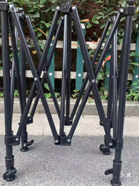 Portable Folding Camping Table Stand with Adjustable Legs and Storage Bag