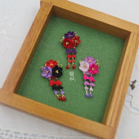 BJD OB11 GSC Doll Japanese Style Tsumami Kanzashi Hair Clip for Kimono Yukata