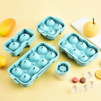 Silicone Sphere Ice Cube Mold for Whiskey and Cocktails, Large Round Ice Ball Maker