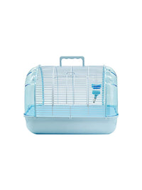Luxury Portable Crystal Pet Carrier for Hamsters, Guinea Pigs, Chinchillas, and Small Rabbits