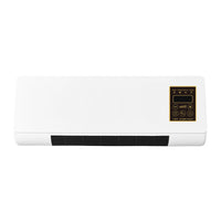 Space Heater Wall-Mounted Electric Fan Heater for Dormitory and Home Use, Portable Mini Heater with Remote Control