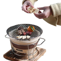 Outdoor Milk Tea Brewing Set Charcoal Grill Fire Pit BBQ Stove Balcony Tea Maker