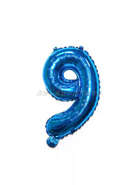 16-inch Blue Alphabet A-Z and Number 0-9 Foil Balloon Set for Birthday Party Decoration