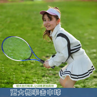 Tennis Trainer Rebound Ball Set for Solo Practice with Racket, Base, and High Elastic Tennis Balls for Beginners and Kids