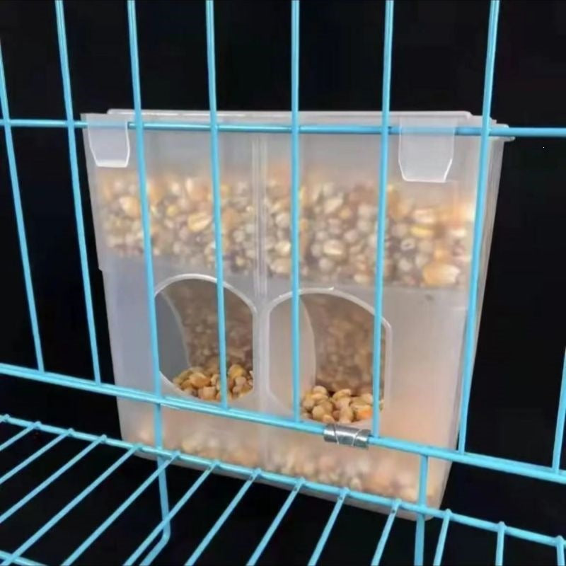 Automatic Pigeon Feeder with Anti-Scatter Design for Racing Pigeons and Birds