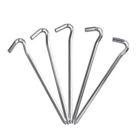 Outdoor Camping Tent Stakes with Wind Ropes and Storage Bag, Aluminum Alloy Sand Pegs for Beach and Sand