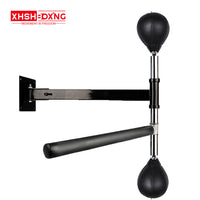 Wall-Mounted Boxing Rotating Reflex Bar with Speed Ball
