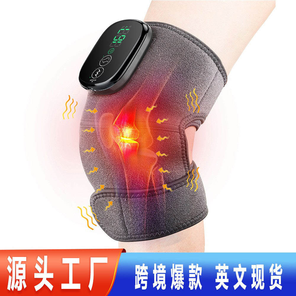 Heated Knee Massager Wrap with Moxibustion for Joint Pain Relief