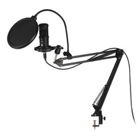 USB Condenser Microphone Kit 192KHz for Computer Recording Gaming Live Streaming