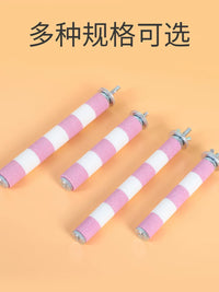 Parrot Grinding Claw Stick Sanded Perch Bird Cage Stand for Budgies Cockatiels Teeth Grinding Toy